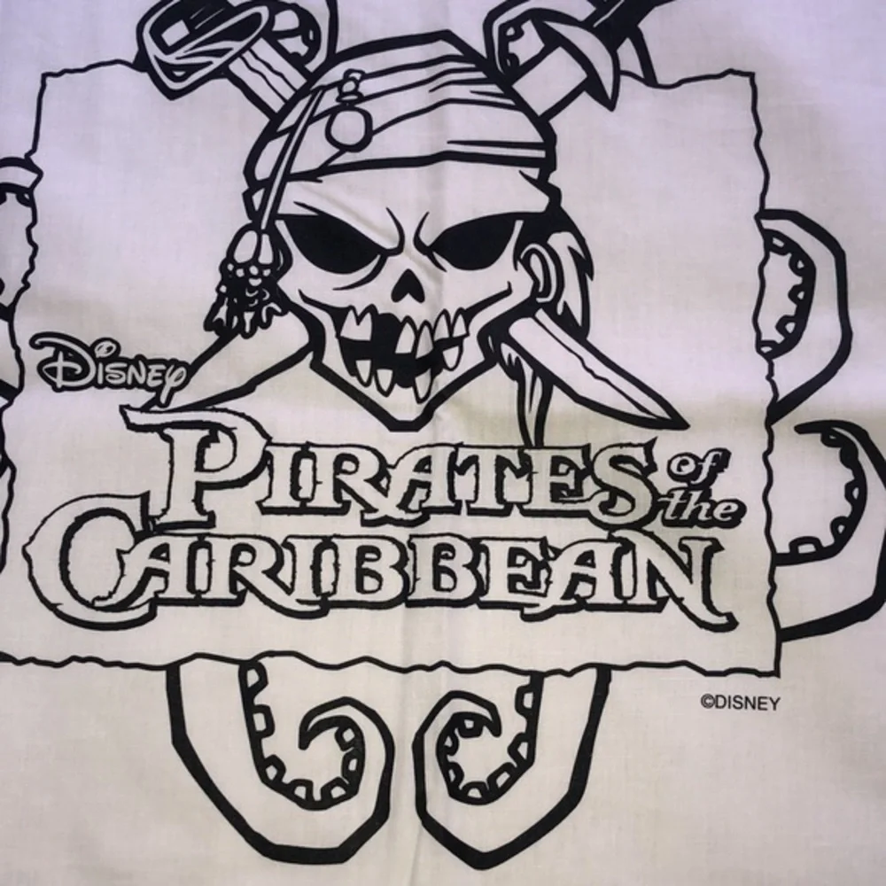 Disney Pirates of‎ the Caribbean coloring Pillowcase Art Standard Party Favors